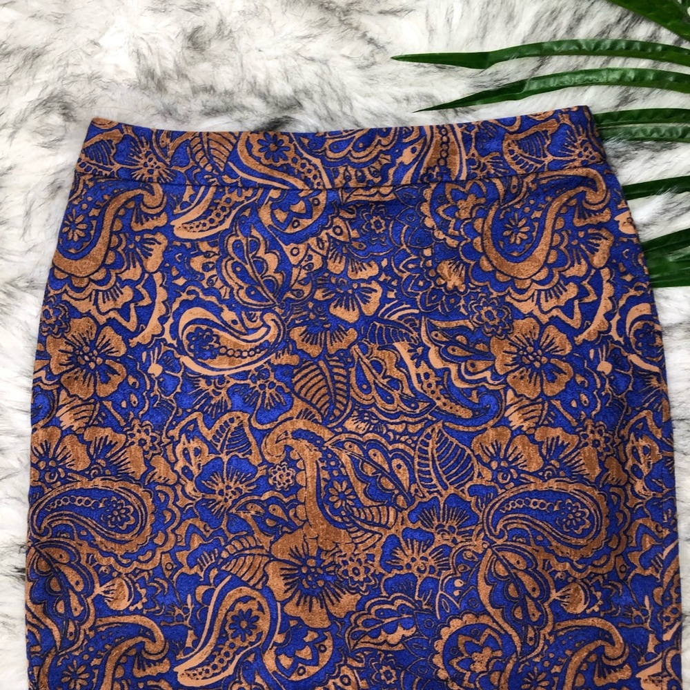 Ann Taylor Loft Pencil Skirt 2P Boho - Picture 5 of 6